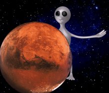 Life in Martian rocks