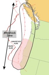 Cascadia fault