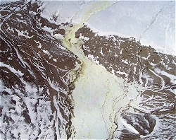 Sulphur deposits in the Borup Fiord Pass - clues to extra-terrestial life?