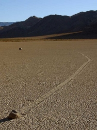 Sliding rock of Racetrack Playa