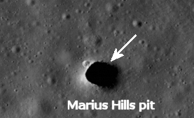 Marius Hills pit